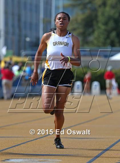 Thumbnail 3 in CIF NCS Masters Track and Field Championships (Girls 100 and 200 Meter Dashes) photogallery.