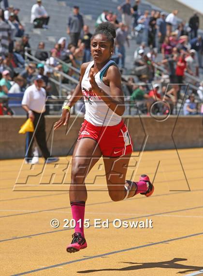 Thumbnail 3 in CIF NCS Masters Track and Field Championships (Girls 100 and 200 Meter Dashes) photogallery.