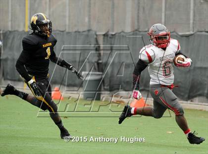 Thumbnail 1 in Roosevelt @ Madison (PSAL Bowl Quarter Finals) photogallery.