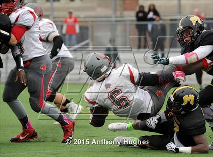 Thumbnail 2 in Roosevelt @ Madison (PSAL Bowl Quarter Finals) photogallery.