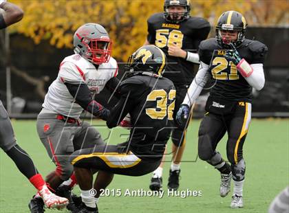 Thumbnail 2 in Roosevelt @ Madison (PSAL Bowl Quarter Finals) photogallery.