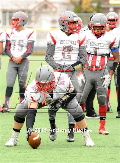 Thumbnail 1 in Roosevelt @ Madison (PSAL Bowl Quarter Finals) photogallery.