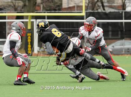 Thumbnail 2 in Roosevelt @ Madison (PSAL Bowl Quarter Finals) photogallery.