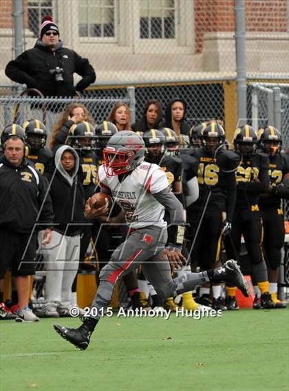 Thumbnail 2 in Roosevelt @ Madison (PSAL Bowl Quarter Finals) photogallery.