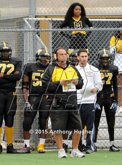 Thumbnail 2 in Roosevelt @ Madison (PSAL Bowl Quarter Finals) photogallery.
