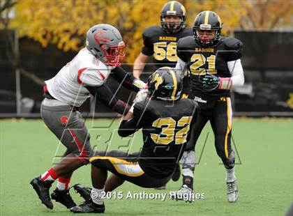 Thumbnail 3 in Roosevelt @ Madison (PSAL Bowl Quarter Finals) photogallery.