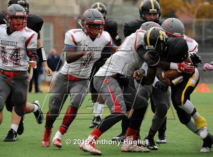 Thumbnail 3 in Roosevelt @ Madison (PSAL Bowl Quarter Finals) photogallery.