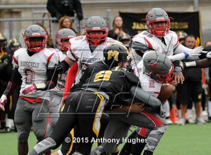 Thumbnail 1 in Roosevelt @ Madison (PSAL Bowl Quarter Finals) photogallery.