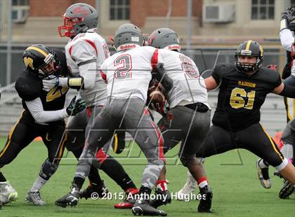 Thumbnail 3 in Roosevelt @ Madison (PSAL Bowl Quarter Finals) photogallery.