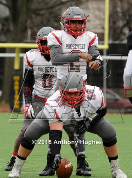 Thumbnail 1 in Roosevelt @ Madison (PSAL Bowl Quarter Finals) photogallery.