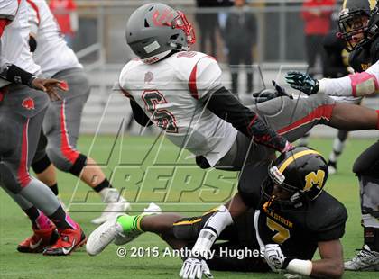 Thumbnail 1 in Roosevelt @ Madison (PSAL Bowl Quarter Finals) photogallery.
