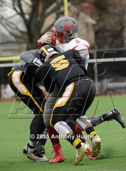 Thumbnail 2 in Roosevelt @ Madison (PSAL Bowl Quarter Finals) photogallery.