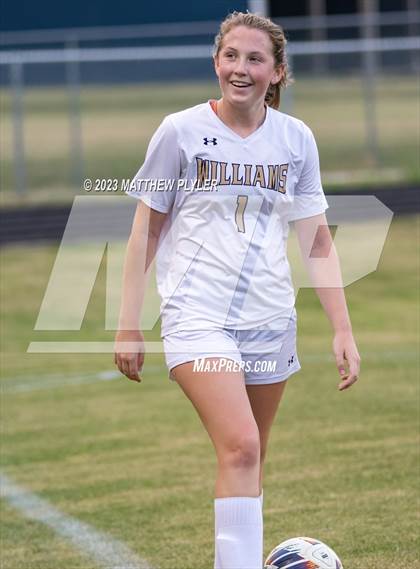 Thumbnail 3 in Williams vs Terry Sanford (NCHSAA 3A First Round) photogallery.