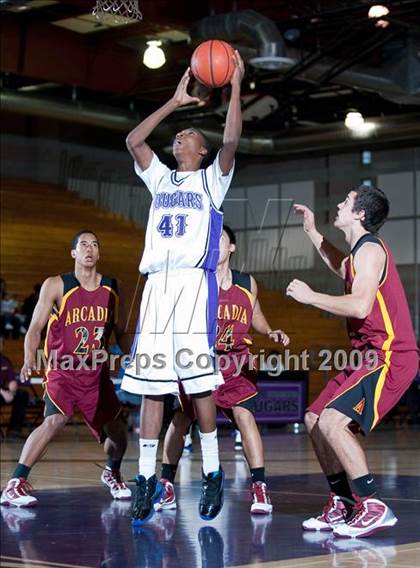 Thumbnail 2 in Arcadia vs Rancho Cucamonga (Inland Empire Invitational) photogallery.