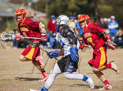 Thumbnail 2 in Brother Martin vs Friendswood (Allstate SugarBowl Lacrosse Classic) photogallery.