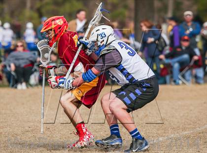 Thumbnail 2 in Brother Martin vs Friendswood (Allstate SugarBowl Lacrosse Classic) photogallery.