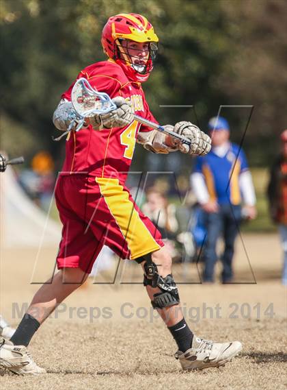 Thumbnail 2 in Brother Martin vs Friendswood (Allstate SugarBowl Lacrosse Classic) photogallery.