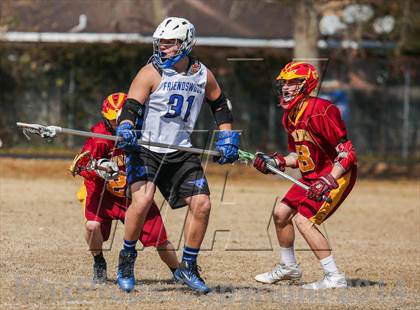 Thumbnail 2 in Brother Martin vs Friendswood (Allstate SugarBowl Lacrosse Classic) photogallery.