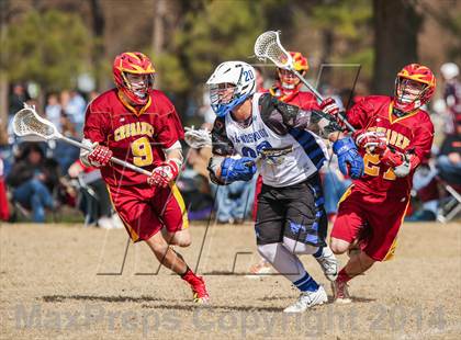 Thumbnail 1 in Brother Martin vs Friendswood (Allstate SugarBowl Lacrosse Classic) photogallery.