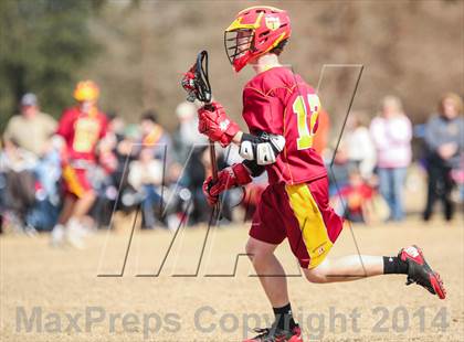 Thumbnail 3 in Brother Martin vs Friendswood (Allstate SugarBowl Lacrosse Classic) photogallery.