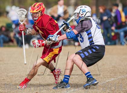 Thumbnail 3 in Brother Martin vs Friendswood (Allstate SugarBowl Lacrosse Classic) photogallery.