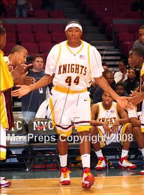 Thumbnail 1 in Mt. Vernon vs. Paterson Catholic (Nike Super 6 @ the Garden) photogallery.