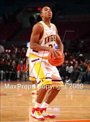 Thumbnail 2 in Mt. Vernon vs. Paterson Catholic (Nike Super 6 @ the Garden) photogallery.