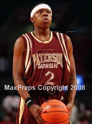 Thumbnail 3 in Mt. Vernon vs. Paterson Catholic (Nike Super 6 @ the Garden) photogallery.