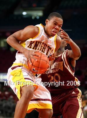 Thumbnail 3 in Mt. Vernon vs. Paterson Catholic (Nike Super 6 @ the Garden) photogallery.