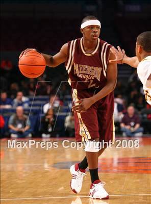 Thumbnail 1 in Mt. Vernon vs. Paterson Catholic (Nike Super 6 @ the Garden) photogallery.