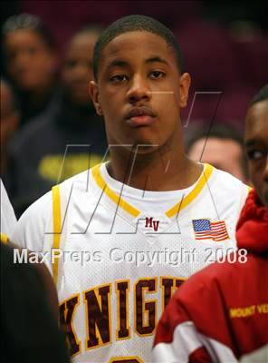 Thumbnail 2 in Mt. Vernon vs. Paterson Catholic (Nike Super 6 @ the Garden) photogallery.