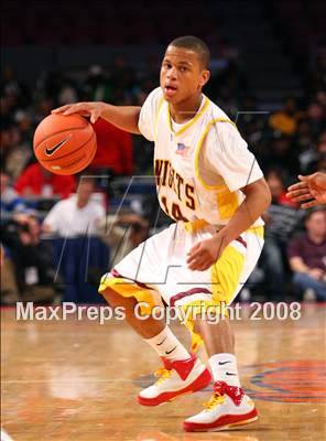 Thumbnail 2 in Mt. Vernon vs. Paterson Catholic (Nike Super 6 @ the Garden) photogallery.