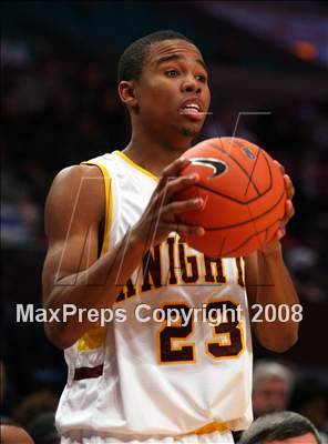 Thumbnail 3 in Mt. Vernon vs. Paterson Catholic (Nike Super 6 @ the Garden) photogallery.