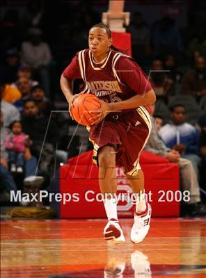 Thumbnail 3 in Mt. Vernon vs. Paterson Catholic (Nike Super 6 @ the Garden) photogallery.