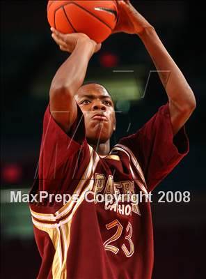 Thumbnail 3 in Mt. Vernon vs. Paterson Catholic (Nike Super 6 @ the Garden) photogallery.