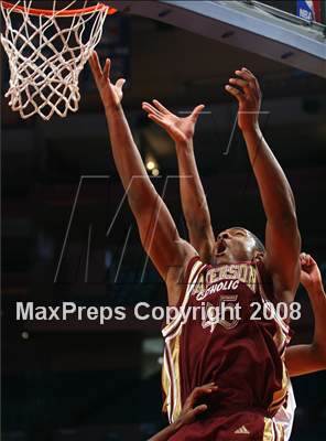 Thumbnail 2 in Mt. Vernon vs. Paterson Catholic (Nike Super 6 @ the Garden) photogallery.