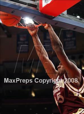 Thumbnail 3 in Mt. Vernon vs. Paterson Catholic (Nike Super 6 @ the Garden) photogallery.