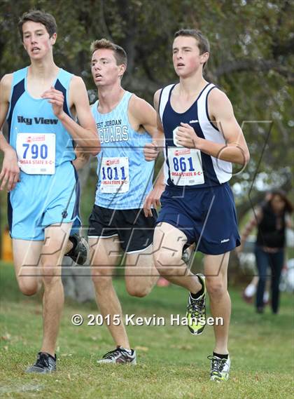 Thumbnail 2 in UHSAA 5A Cross Country Championships photogallery.