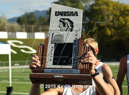 Thumbnail 1 in UHSAA 5A Cross Country Championships photogallery.