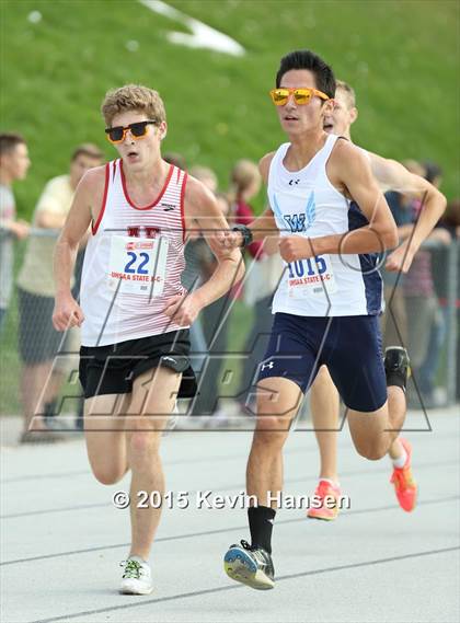 Thumbnail 3 in UHSAA 5A Cross Country Championships photogallery.