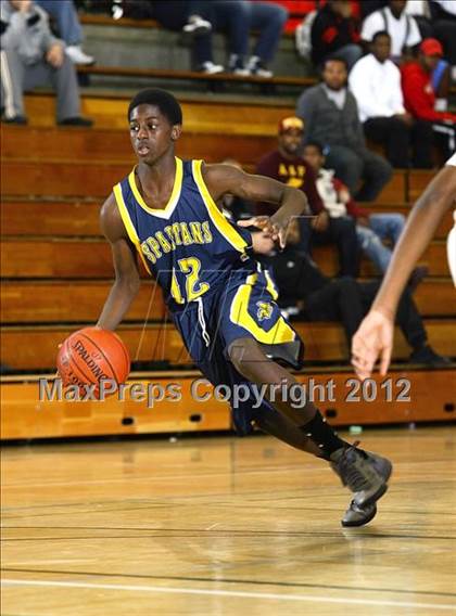 Thumbnail 3 in Oakland Tech vs. Pinole Valley (I Have A Dream Classic) photogallery.