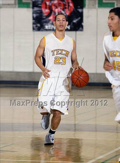 Thumbnail 2 in Oakland Tech vs. Pinole Valley (I Have A Dream Classic) photogallery.