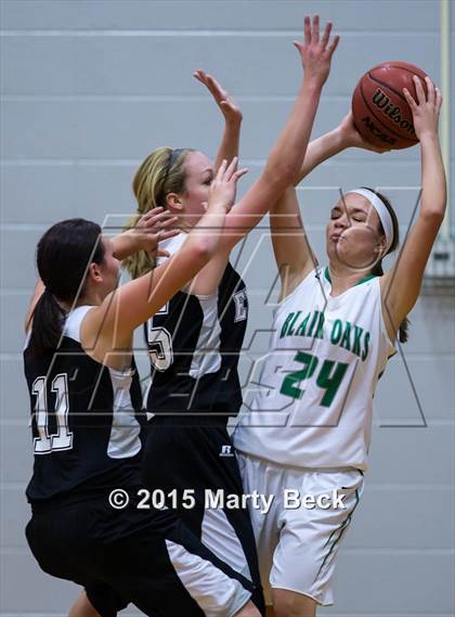 Thumbnail 2 in Blair Oaks vs Eugene (Eugene Tournament) photogallery.