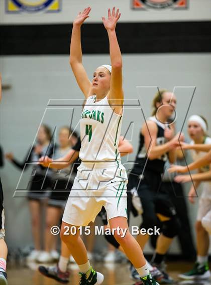 Thumbnail 1 in Blair Oaks vs Eugene (Eugene Tournament) photogallery.