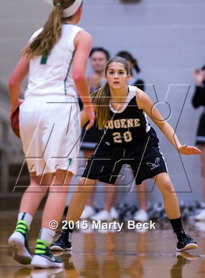 Thumbnail 2 in Blair Oaks vs Eugene (Eugene Tournament) photogallery.