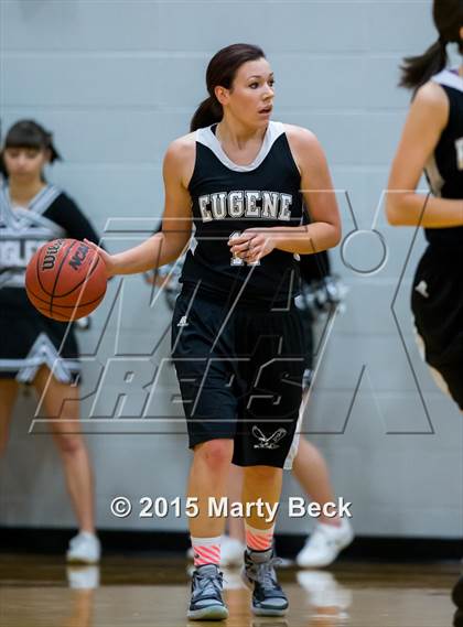 Thumbnail 3 in Blair Oaks vs Eugene (Eugene Tournament) photogallery.