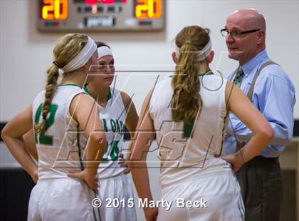Thumbnail 1 in Blair Oaks vs Eugene (Eugene Tournament) photogallery.