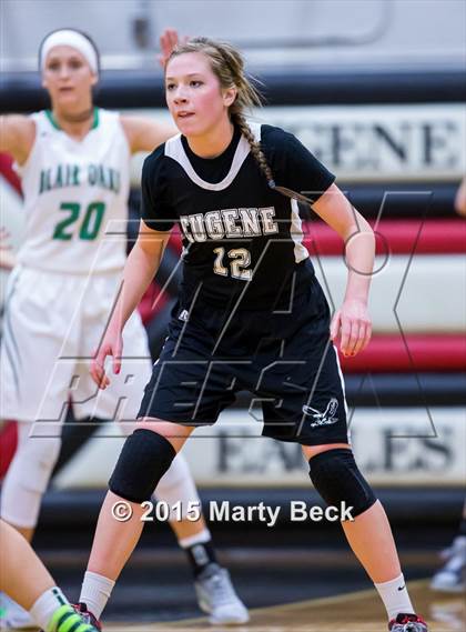 Thumbnail 2 in Blair Oaks vs Eugene (Eugene Tournament) photogallery.