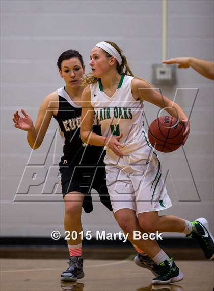 Thumbnail 2 in Blair Oaks vs Eugene (Eugene Tournament) photogallery.