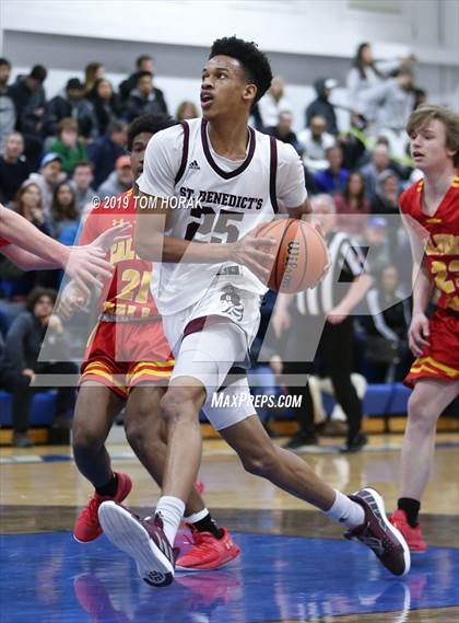 Thumbnail 3 in Calvert Hall vs St Benedict's Prep (Hearts 2 Hands Invitational) photogallery.